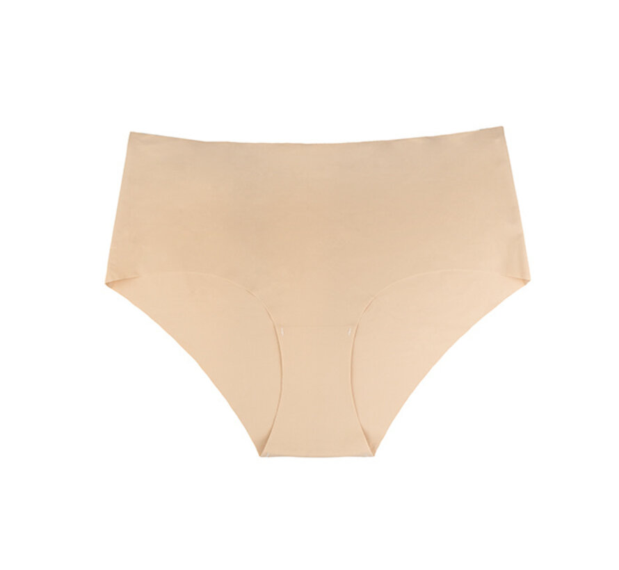 Bye Bra - Invisible High Brief Nude + Black L