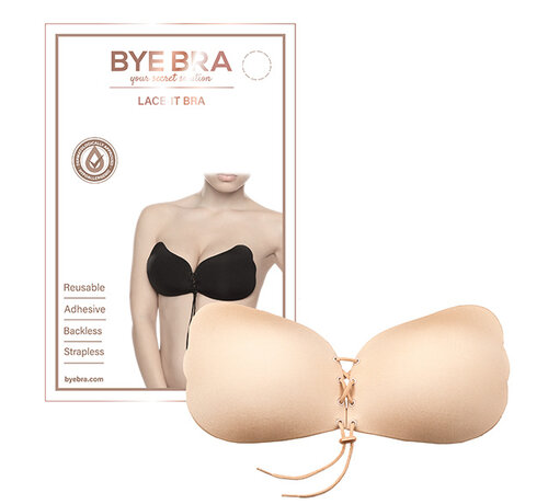 Bye Bra Bye Bra  - Lace-It Bra Cup E Nude