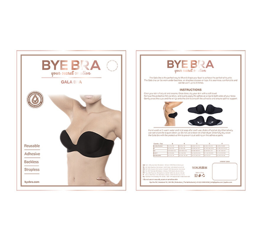 Bye Bra - Gala Bra Cup E Black