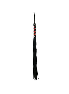 Sportsheets Sportsheets - Sex & Mischief Red & Black Stripe Flogger