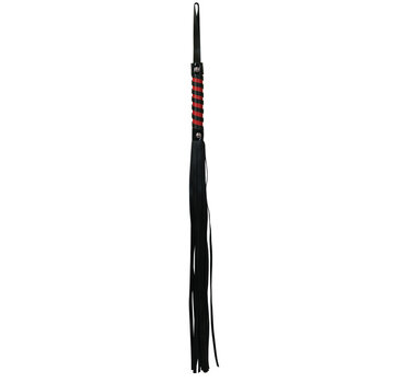 Sportsheets Sportsheets - Sex & Mischief Red & Black Stripe Flogger