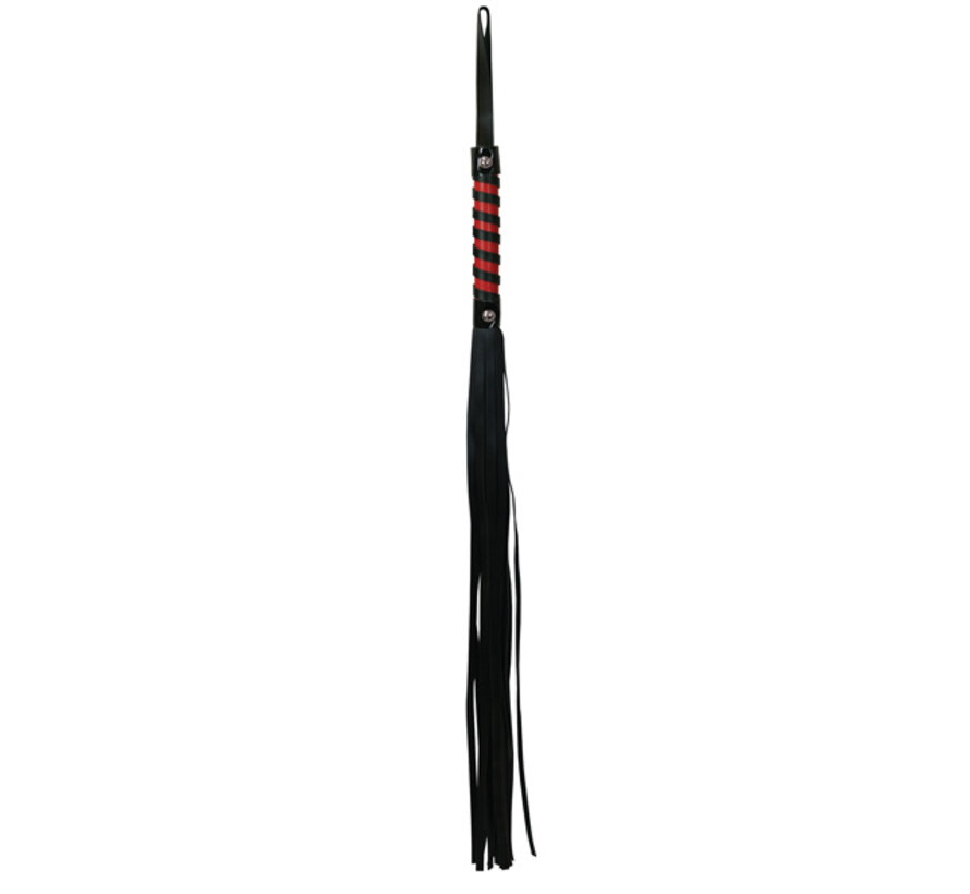 Sportsheets - Sex & Mischief Red & Black Stripe Flogger