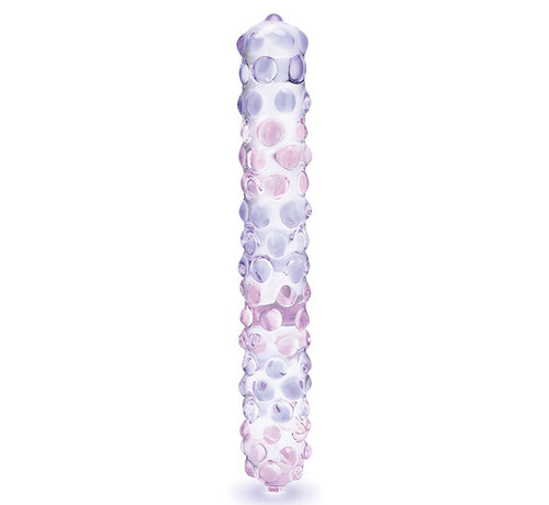 Glas Glas - Purple Rose Nubby Dildo