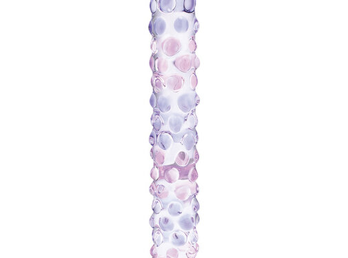 Glas Glas - Purple Rose Nubby Dildo