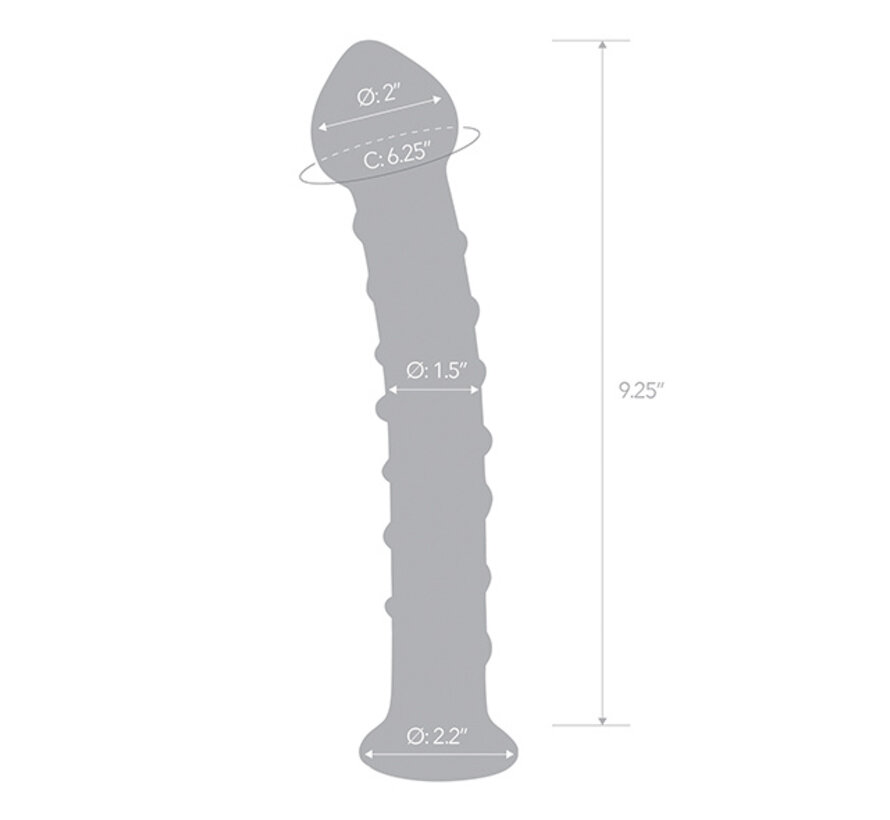 Glas - Mr. Swirly Dildo 25,5 cm