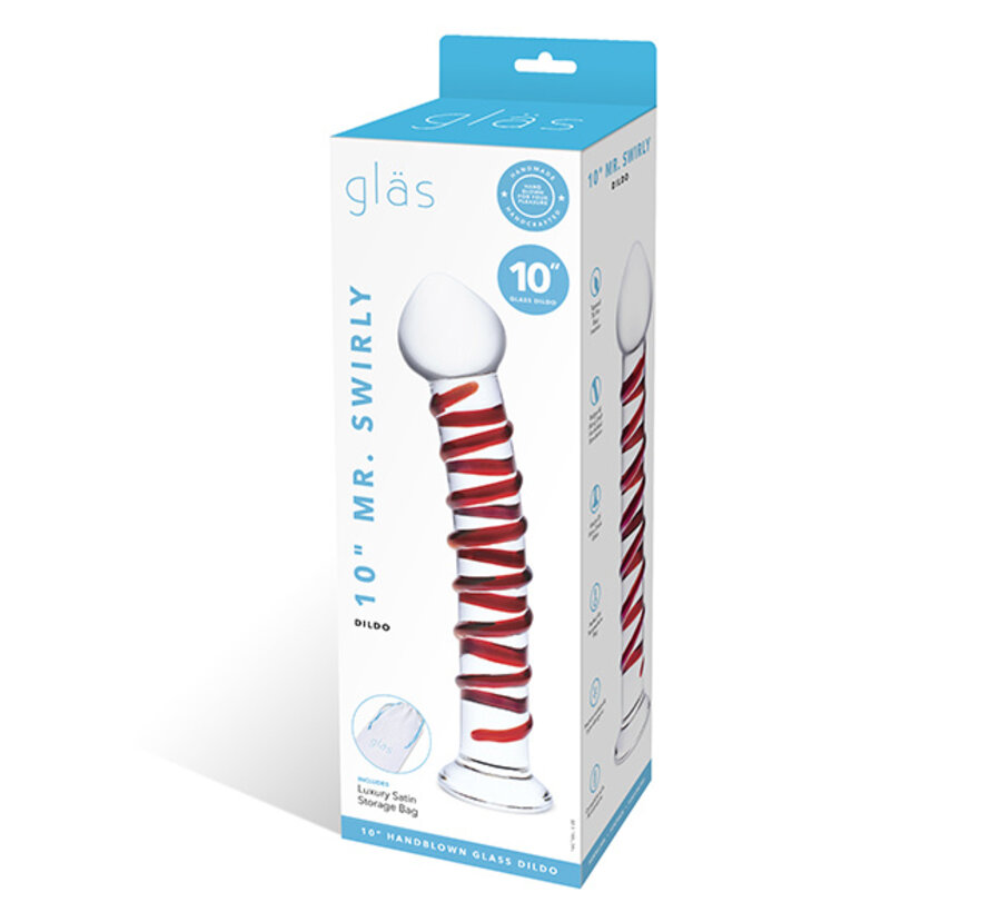 Glas - Mr. Swirly Dildo 25,5 cm