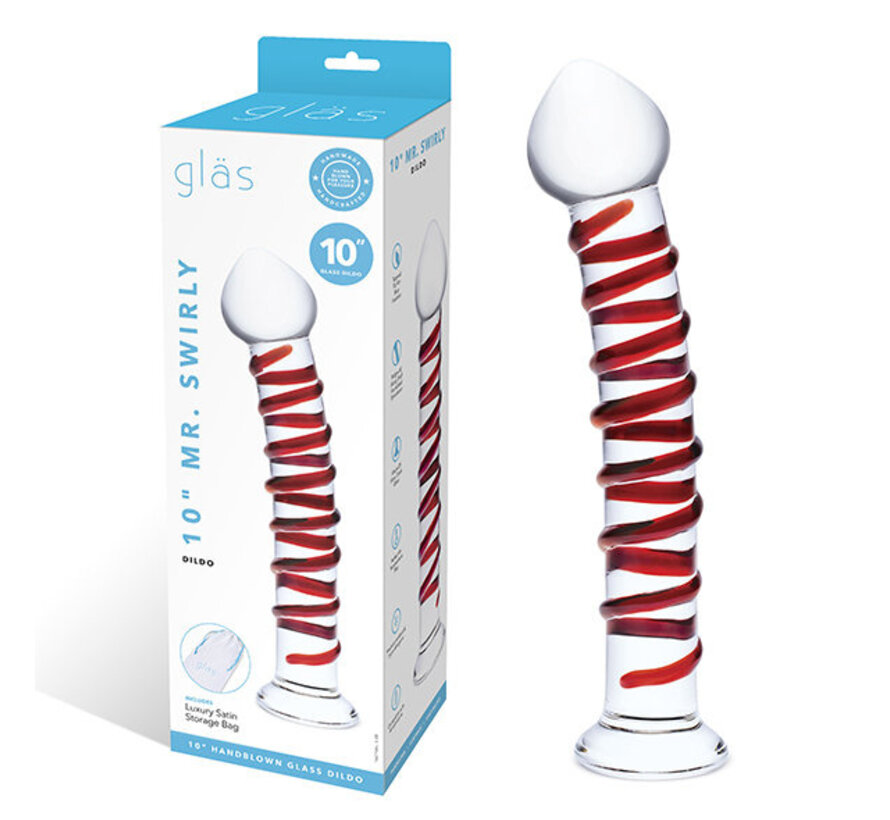 Glas - Mr. Swirly Dildo 25,5 cm