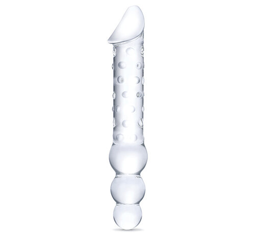 Glas Glas - Double Ended Glass Dildo with Anal Beads