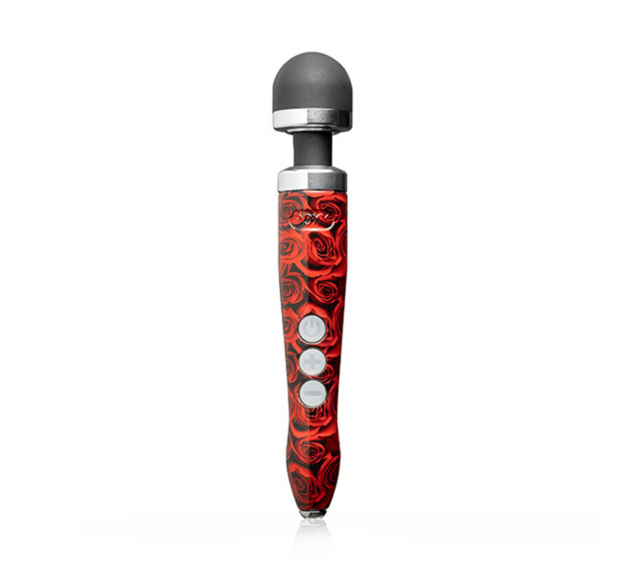 Doxy - Die Cast 3R Oplaadbare Wand Massager Rose Pattern