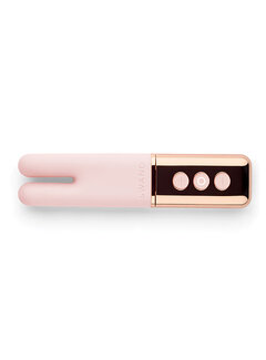 Le Wand Le Wand - Deux Twin Motor Rechargeable Vibrator Rose Gold