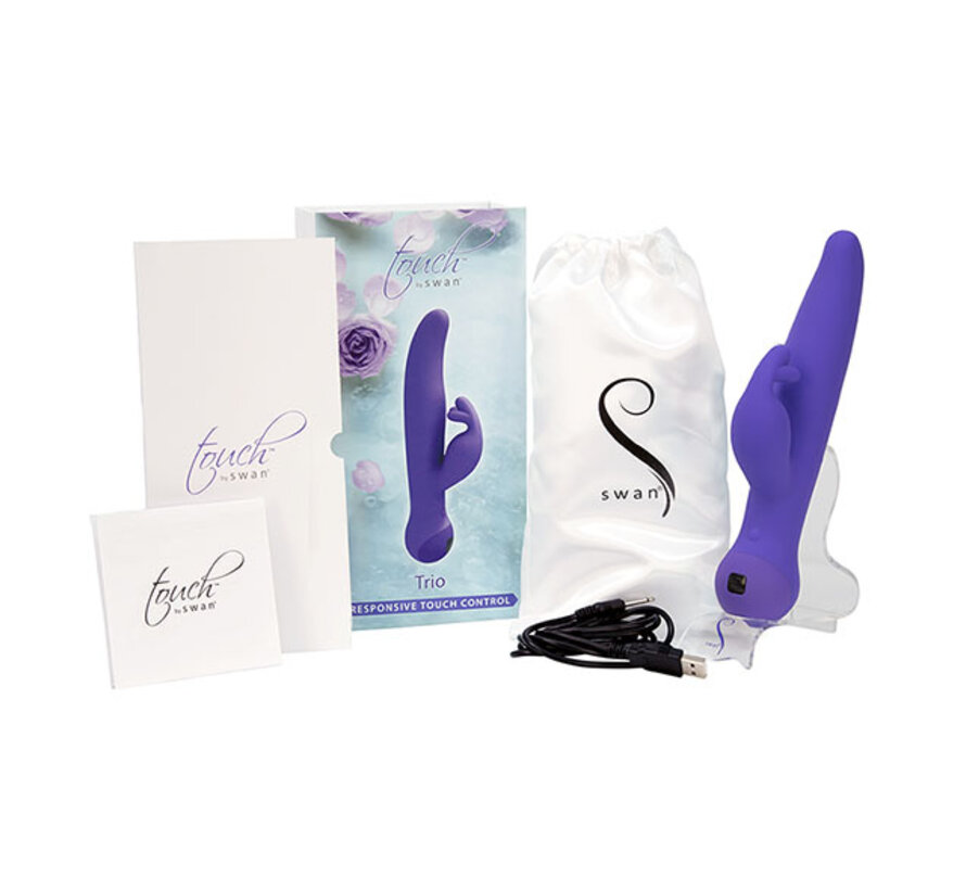 Swan - Trio Rabbit Vibrator Paars