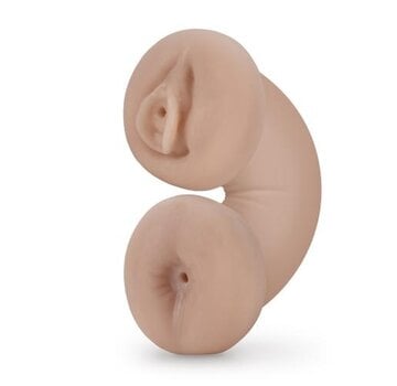 M for Men - Soft and Wet Double Trouble Masturbator Glow in the Dark