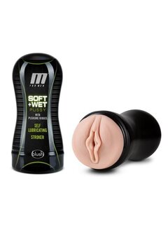 M for Men - Soft and Wet Masturbator Self Lubricating - Ribbels