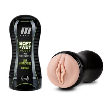 M for Men - Soft and Wet Masturbator Self Lubricating - Ribbels