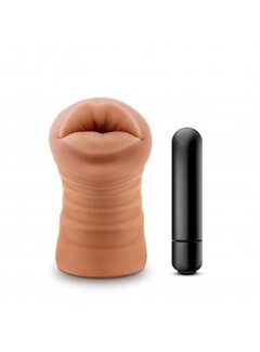 M for Men - Isabella Masturbator Met Bullet Vibrator - Mond