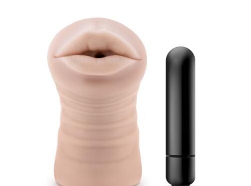 M for Men - Skye Masturbator Met Bullet Vibrator - Mond