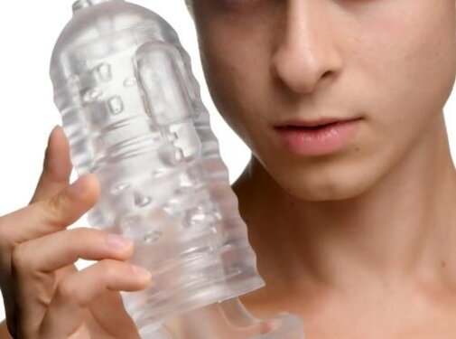 Lovebotz Milker TPE Masturbator met Ball Strap