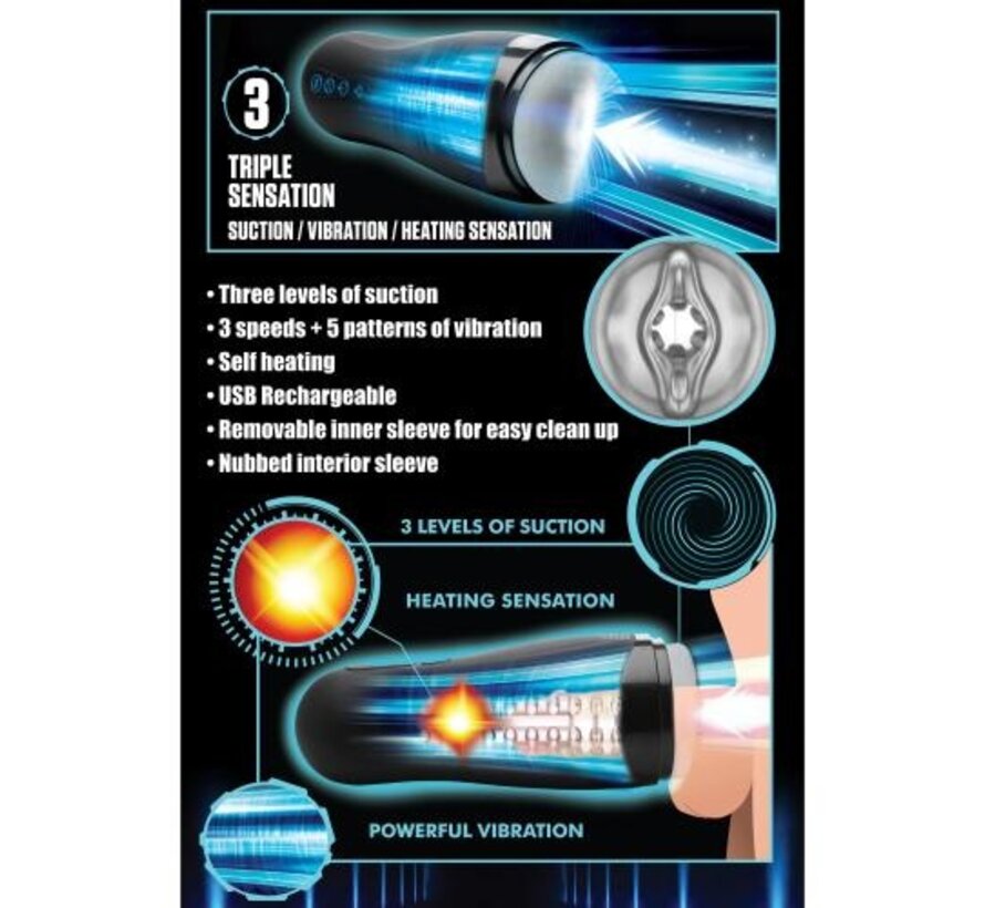 Auto Milker 15X Zuigende Masturbator