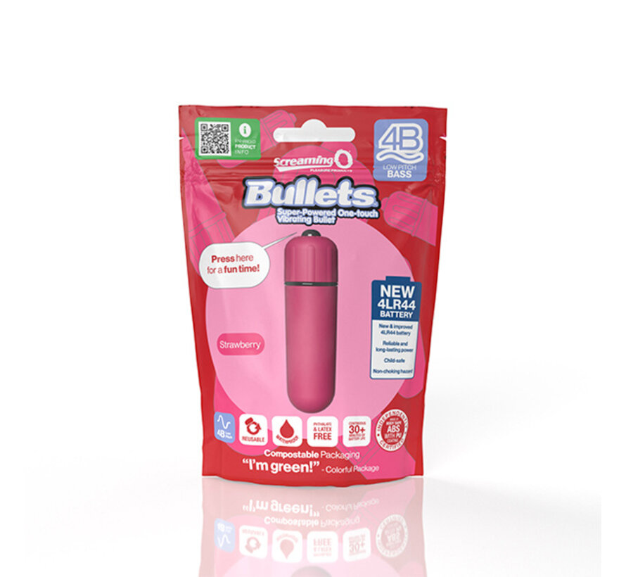 The Screaming O - 4B Bullet Strawberry
