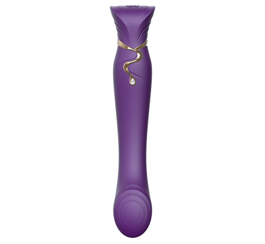 Zalo - Queen Set G-Spot Pulsewave Vibrator Paars