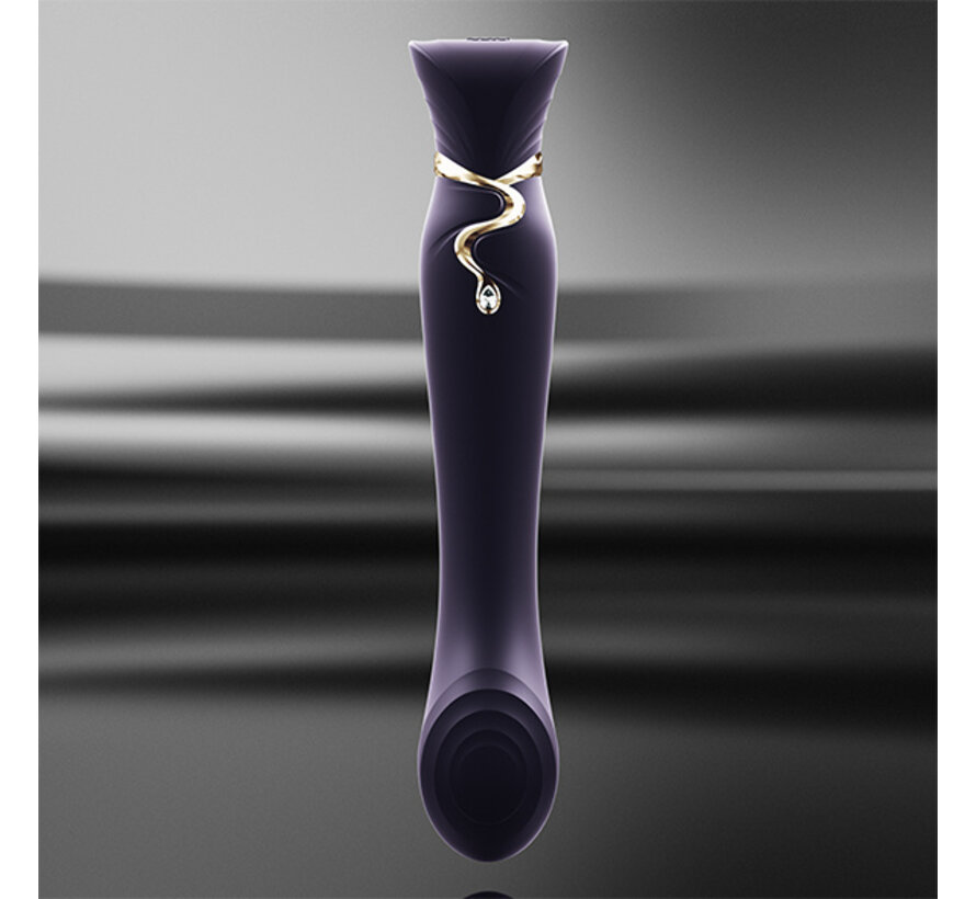 Zalo - Queen Set G-Spot Pulsewave Vibrator Paars