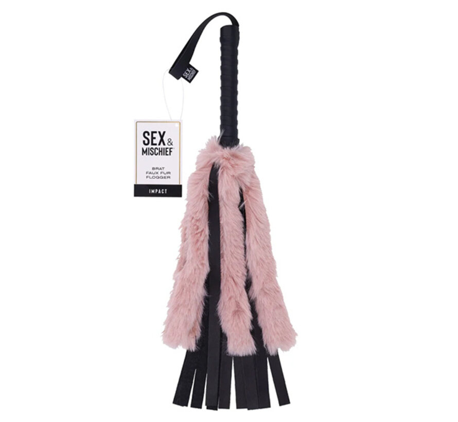Sportsheets - Sex & Mischief Brat Faux Fur Flogger