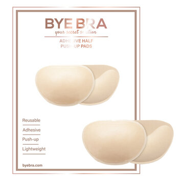 Bye Bra Bye Bra - Zelfklevende Push-Up Pads Lichte Huidskleur