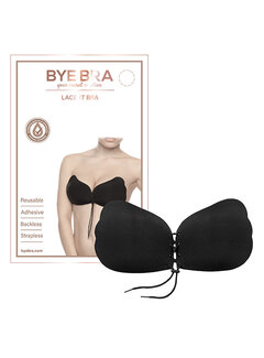 Bye Bra Bye Bra - Lace-It Bra Cup C Zwart