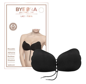 Bye Bra Bye Bra - Lace-It Bra Cup C Zwart