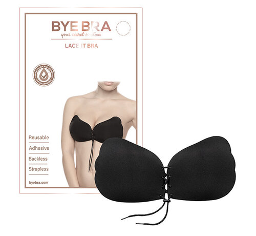 Bye Bra Bye Bra - Lace-It Bra Cup C Zwart