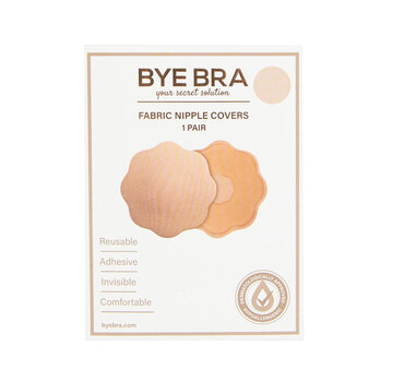 Bye Bra Bye Bra - Stoffen Tepel Covers Lichte Huidskleur 1 Paar