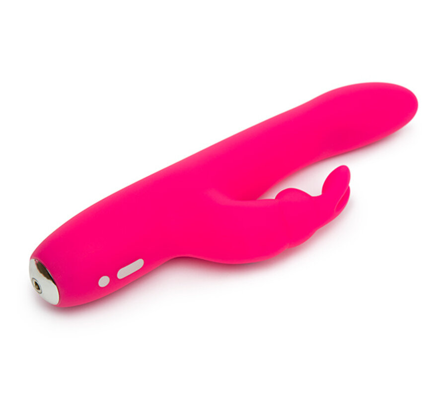 Happy Rabbit - Slimline Curve Rabbit Vibrator Roze