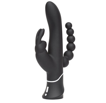 Happy Rabbit Happy Rabbit - Triple Curve Rabbit Vibrator Zwart