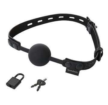 Sportsheets Sportsheets - Sincerely Locking Lace Silicone Ball Gag