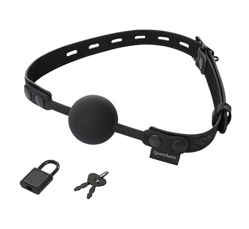 Sportsheets Sportsheets - Sincerely Locking Lace Silicone Ball Gag