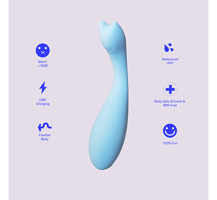 The Oh Collective - Kit Vaginal & G-Spot Vibrator Blauw