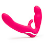 Happy Rabbit - Strapless Strap-On Rabbit Vibe Roze