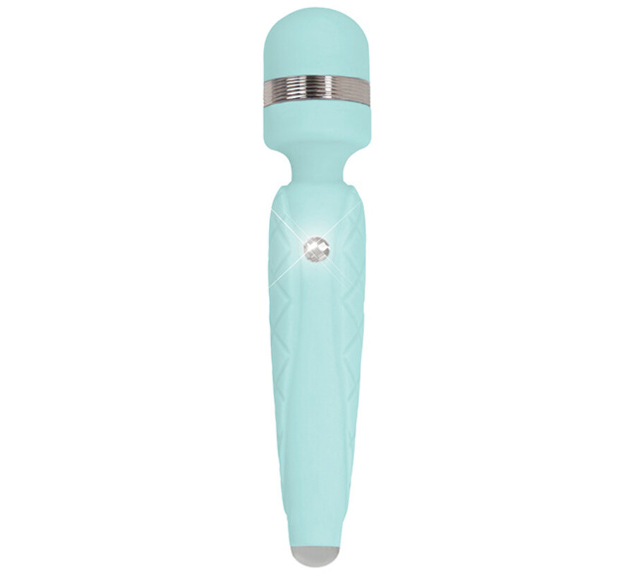 Pillow Talk - Cheeky Wand Massager Blauwgroen