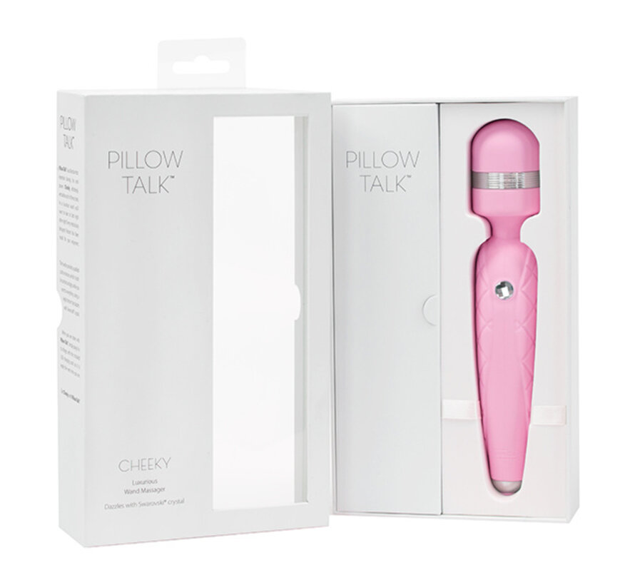 Pillow Talk - Cheeky Wand Massager Roze