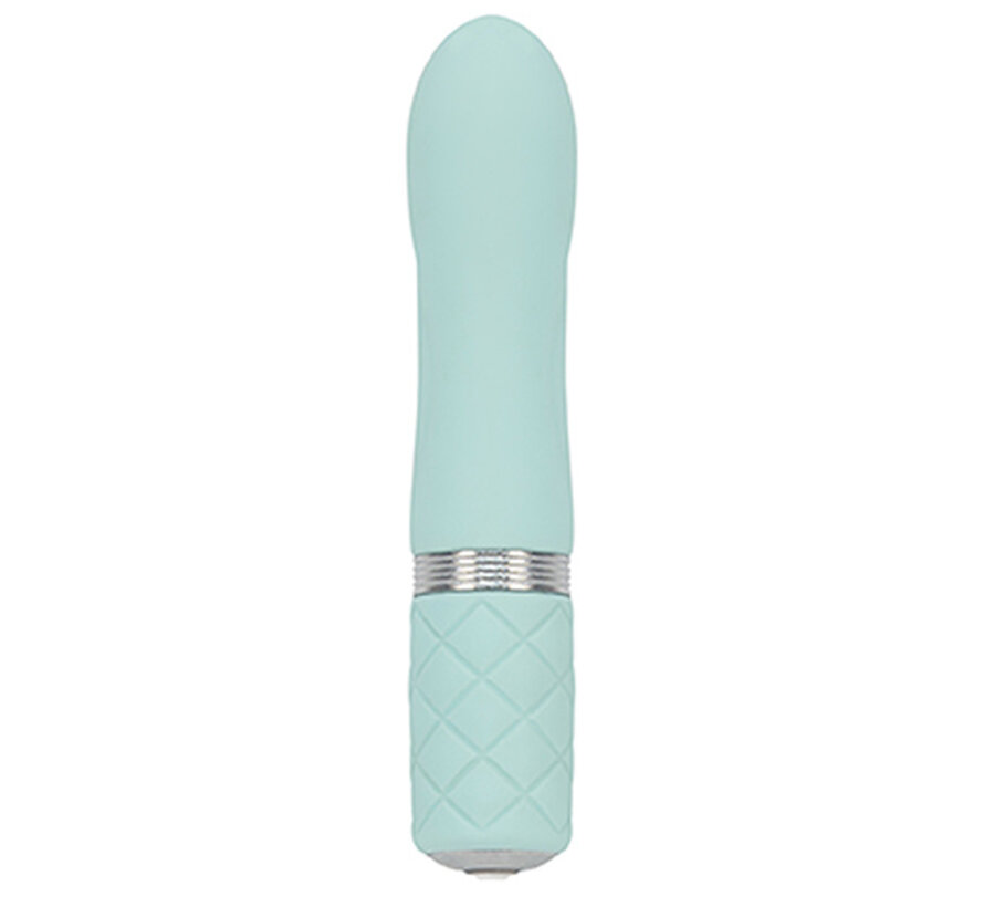 Pillow Talk - Flirty Mini Massager Blauwgroen