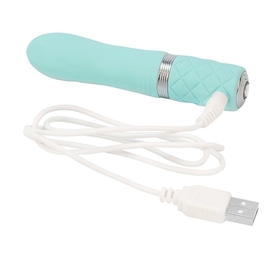 Pillow Talk - Flirty Mini Massager Blauwgroen