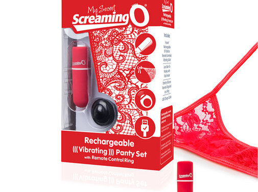 The Screaming O The Screaming O - Charged Remote Control Panty Vibe Rood