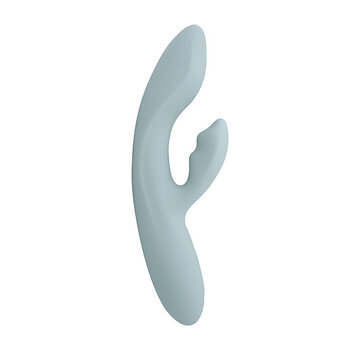 Svakom Svakom - Chica App-Controlled Warming G-spot and Clitoris Vibrator Turquoise Grey