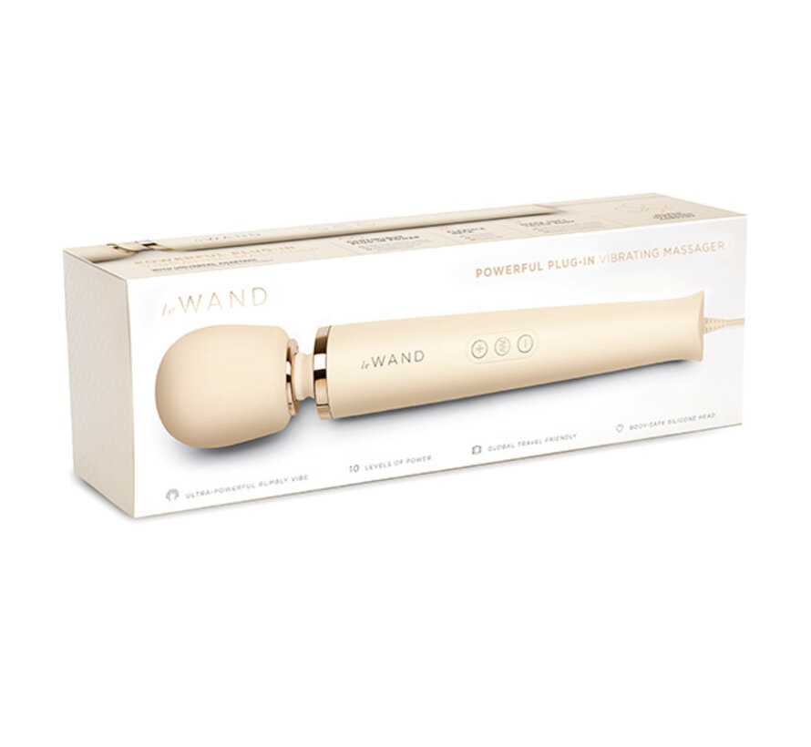 Le Wand - Krachtige Plug-In Vibrerende Massager Creme