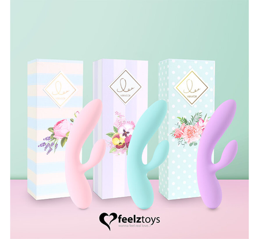 FeelzToys - Lea Rabbit Vibrator Zeeblauw