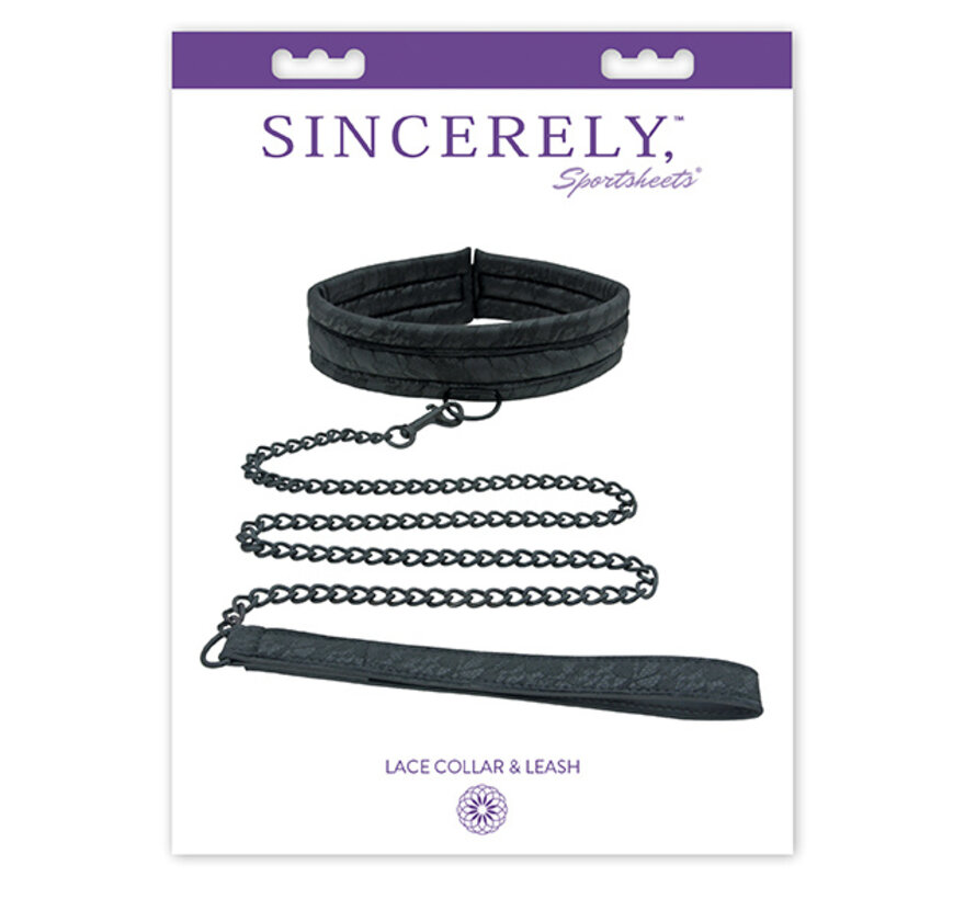 Sportsheets - Sincerely Lace Collar and Leash