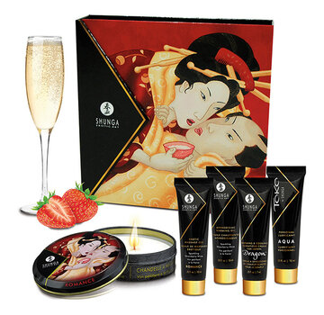 Shunga Shunga - Geisha's Secret Kit Sparkling Aardbeienwijn