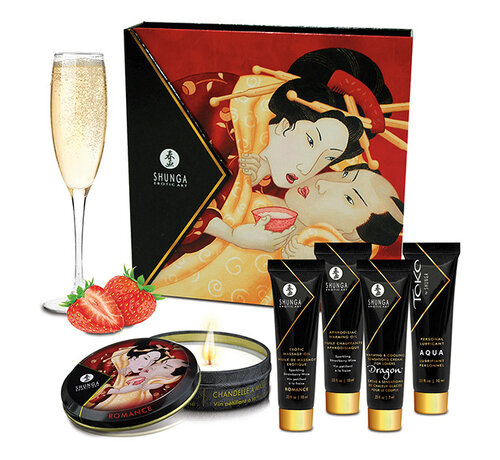 Shunga Shunga - Geisha's Secret Kit Sparkling Aardbeienwijn