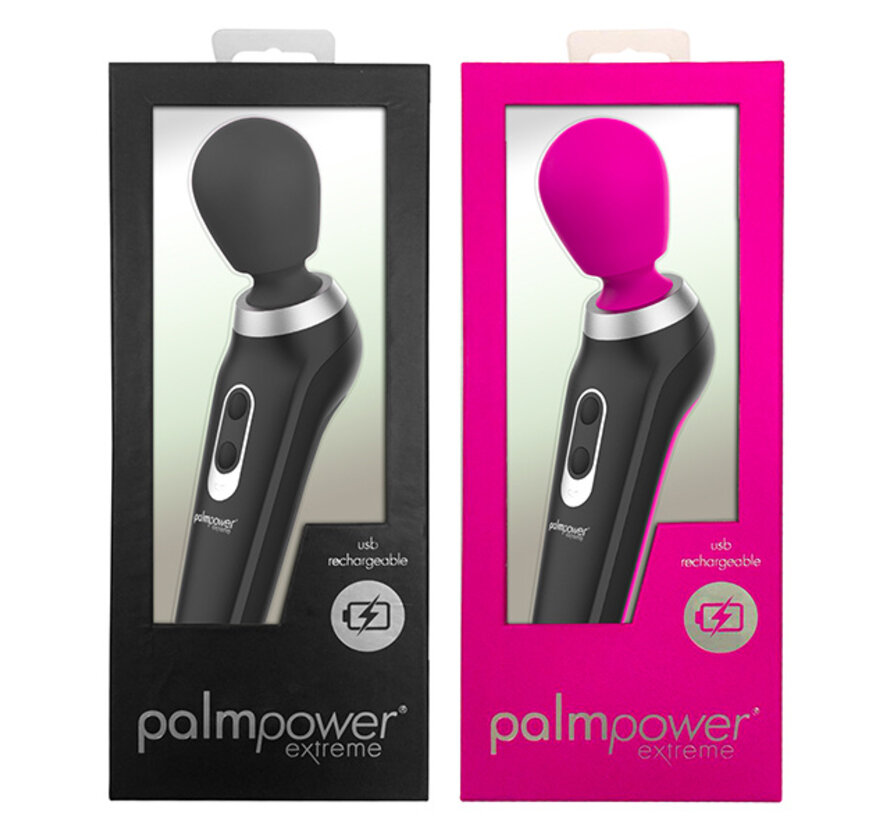 PalmPower - Extreme Wand Massager Zwart