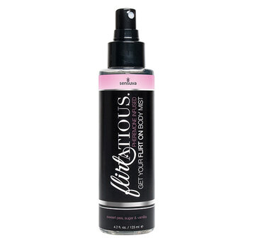 Sensuva Sensuva - Flirtatious Feromonen Body Mist Vanille Suiker & Pronkerwt 125 m